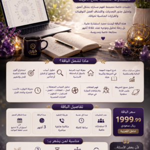 � تحليل الخريطة الفيدية المتقدمة يساعد على فهم شخصيتك ومسارات حياتك والعلاقات والعمل والمال من خلال قراءة دقيقة للخريطة الفلكية الفيدية مع جلسات خاصة وتحليل عميق بإشراف مركز خزاري للاستشارات والأعشاب الطبيعية العضوية.