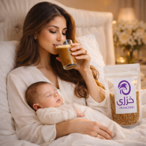 الحلبة القوية الطبيعية للنفاس تأخذ مع حليب دافئ